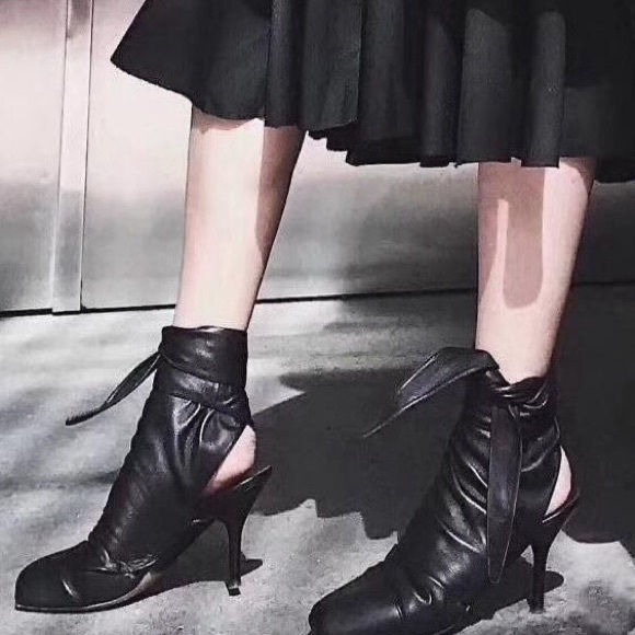 Celine (old) wrapped backless ankle boot beige - Picture 4 of 10